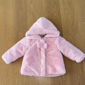 NEW: Kids Pink Fuzzy Coat